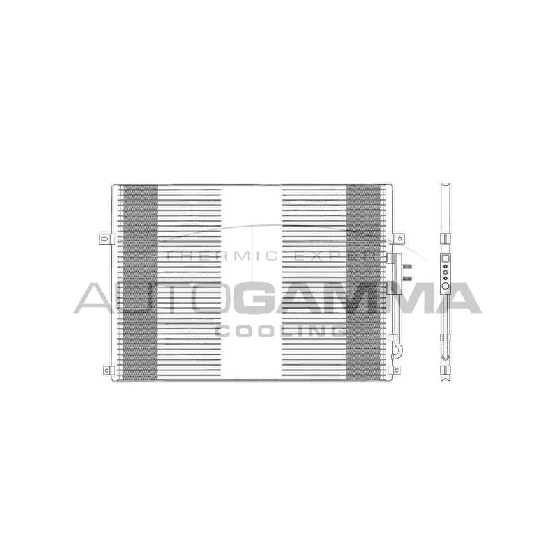 Condenseur, climatisation AUTOGAMMA 103285