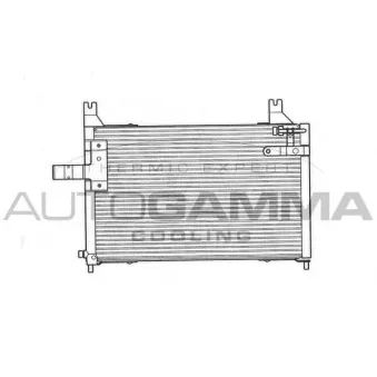 Condenseur, climatisation AUTOGAMMA 103286