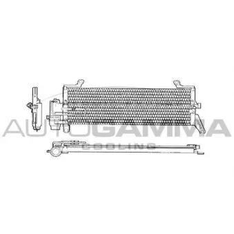 Condenseur, climatisation AUTOGAMMA 103287