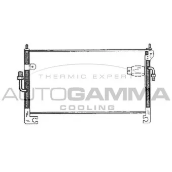 Condenseur, climatisation AUTOGAMMA 103289