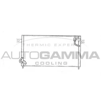 Condenseur, climatisation AUTOGAMMA 103291