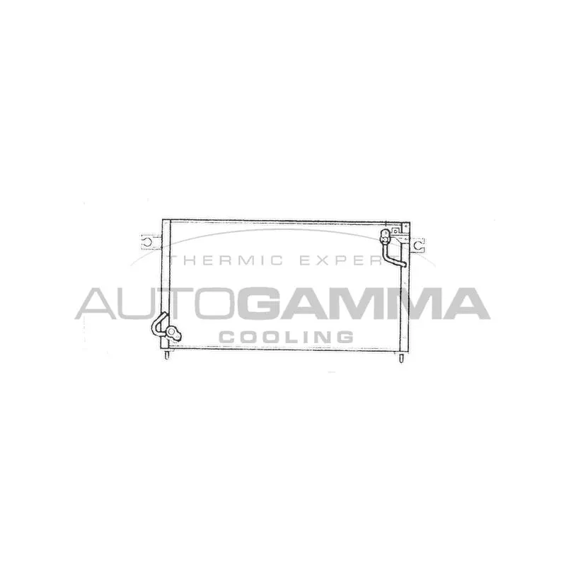 Condenseur, climatisation AUTOGAMMA 103291
