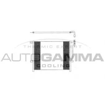 Condenseur, climatisation AUTOGAMMA 103298