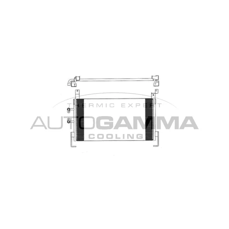 Condenseur, climatisation AUTOGAMMA 103299