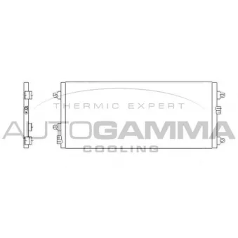 Condenseur, climatisation AUTOGAMMA 103302