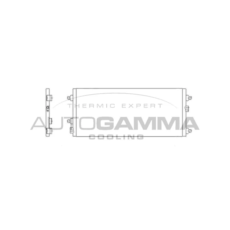 Condenseur, climatisation AUTOGAMMA 103302