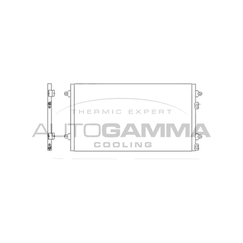 Condenseur, climatisation AUTOGAMMA 103303