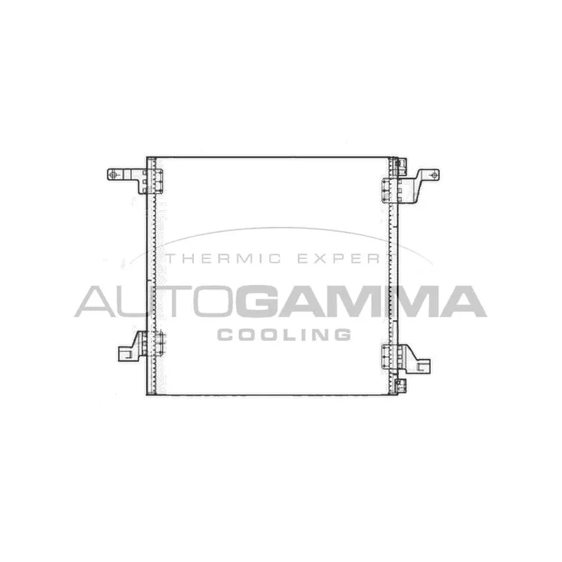 Condenseur, climatisation AUTOGAMMA 103304