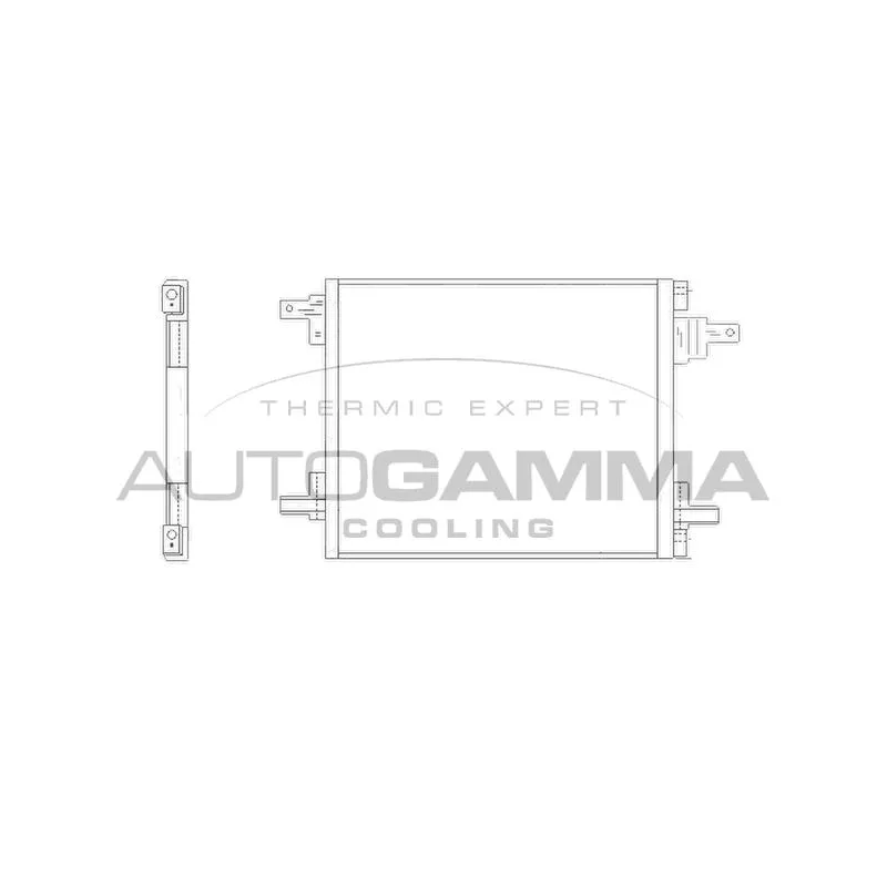 Condenseur, climatisation AUTOGAMMA 103306