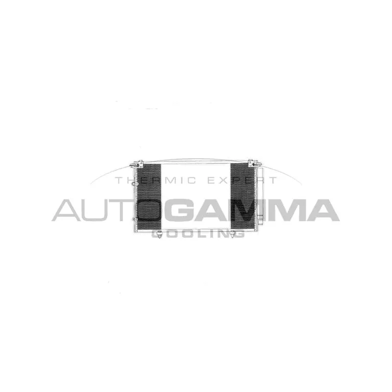 Condenseur, climatisation AUTOGAMMA 103317