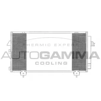 Condenseur, climatisation AUTOGAMMA 103320