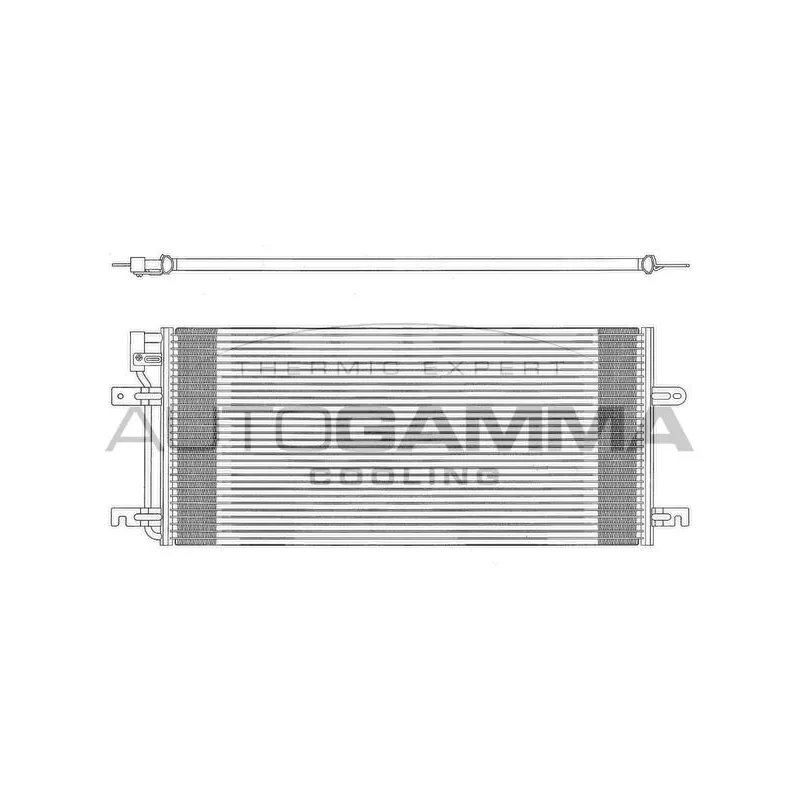 Condenseur, climatisation AUTOGAMMA 103321