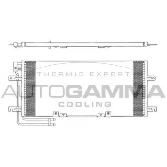 Condenseur, climatisation AUTOGAMMA 103322