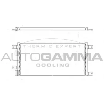 Condenseur, climatisation AUTOGAMMA 103325