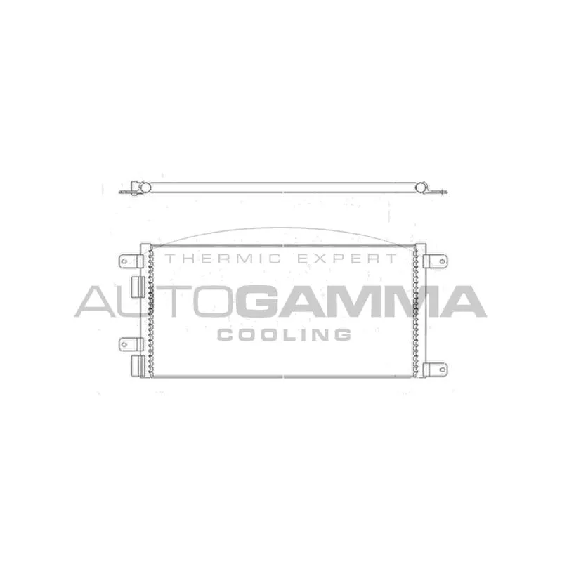 Condenseur, climatisation AUTOGAMMA 103325