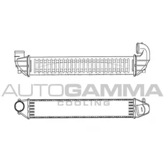 Intercooler, échangeur AUTOGAMMA 103328