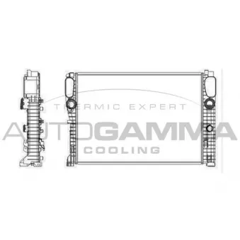 Radiateur, refroidissement du moteur AUTOGAMMA 103338