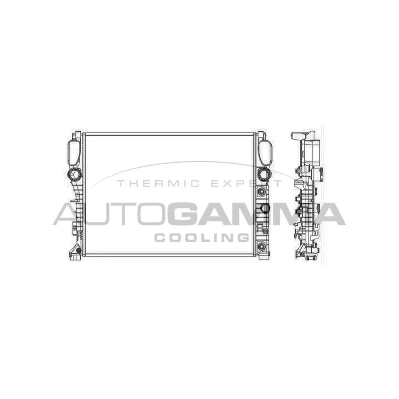 Radiateur, refroidissement du moteur AUTOGAMMA 103339