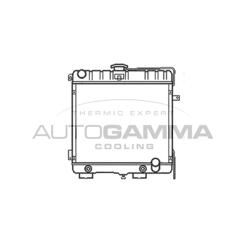Radiateur, refroidissement du moteur AUTOGAMMA 103341