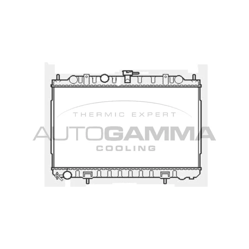 Radiateur, refroidissement du moteur AUTOGAMMA 103347