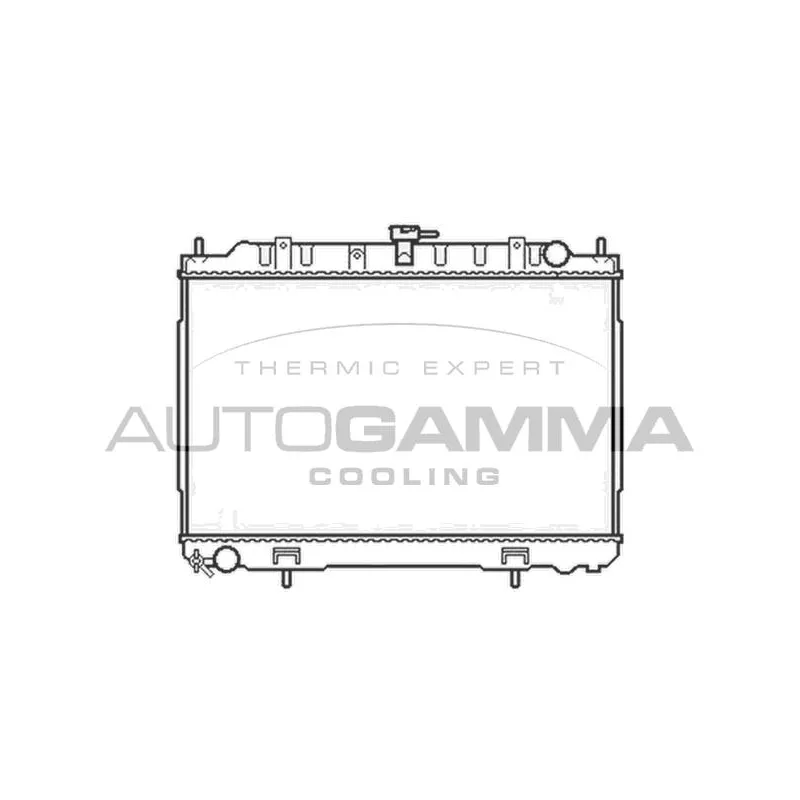 Radiateur, refroidissement du moteur AUTOGAMMA 103349