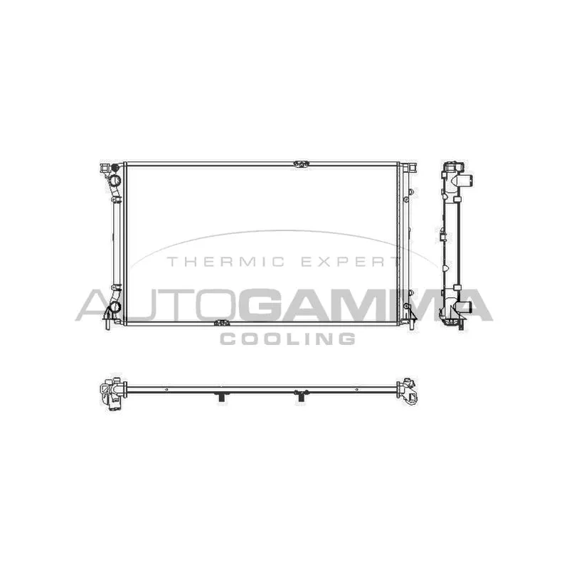 Radiateur, refroidissement du moteur AUTOGAMMA 103351