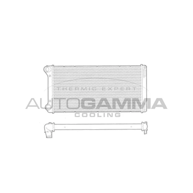 Radiateur, refroidissement du moteur AUTOGAMMA 103358