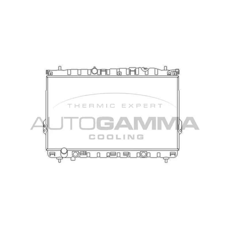 Radiateur, refroidissement du moteur AUTOGAMMA 103362