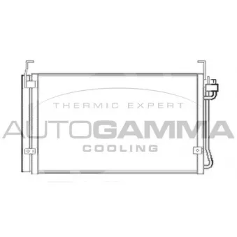 Condenseur, climatisation AUTOGAMMA 103363