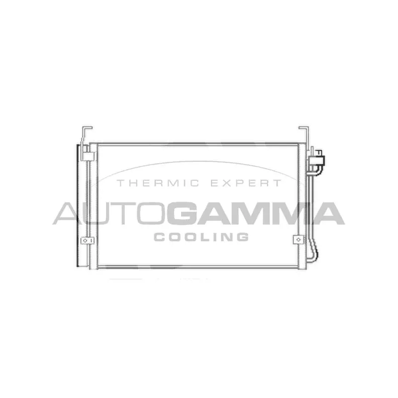 Condenseur, climatisation AUTOGAMMA 103363