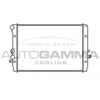 Radiateur, refroidissement du moteur AUTOGAMMA 103365