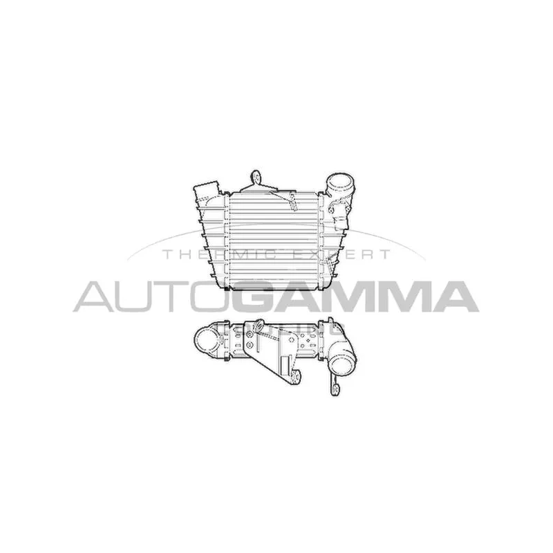 Intercooler, échangeur AUTOGAMMA 103366