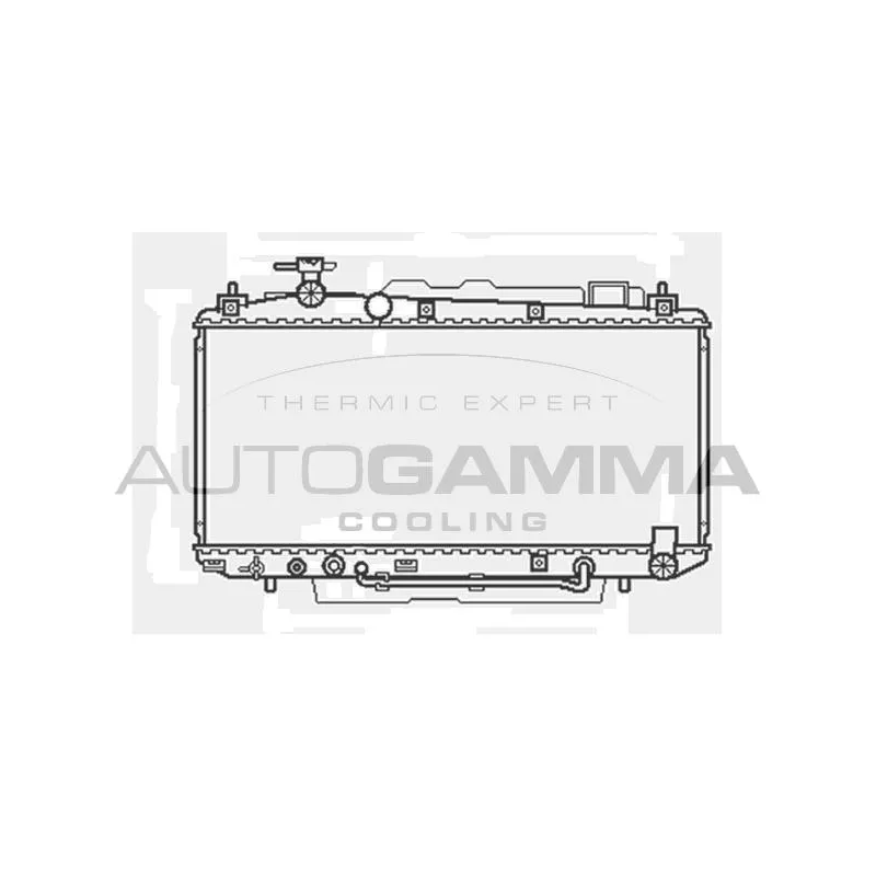 Radiateur, refroidissement du moteur AUTOGAMMA 103371