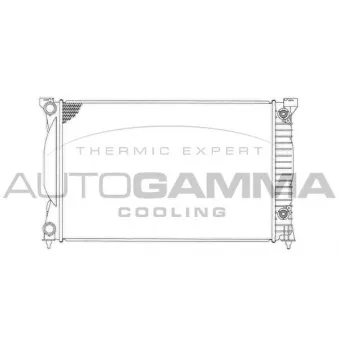 Radiateur, refroidissement du moteur AUTOGAMMA 103372
