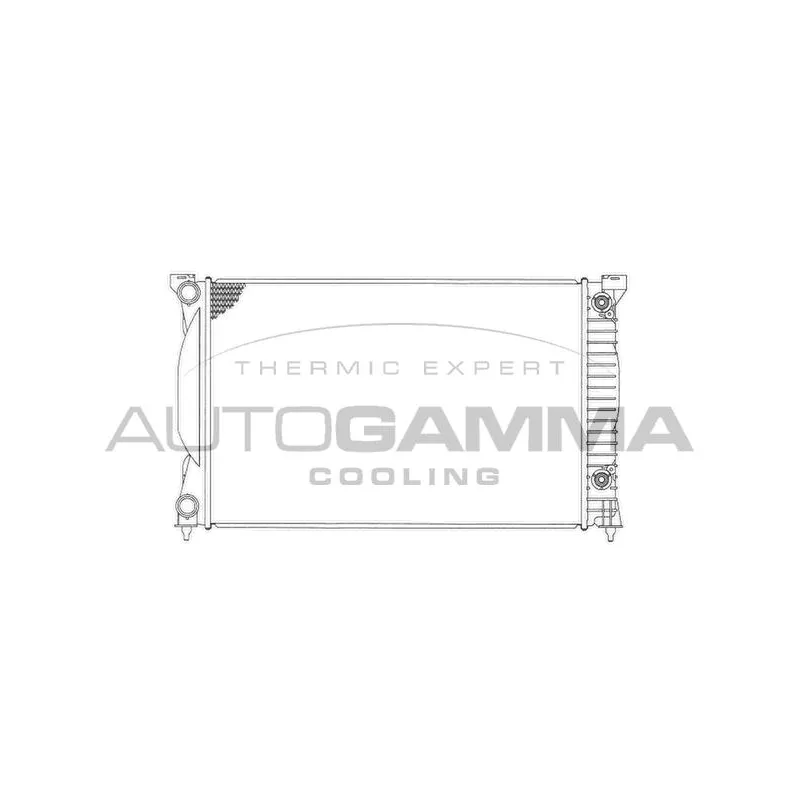 Radiateur, refroidissement du moteur AUTOGAMMA 103372