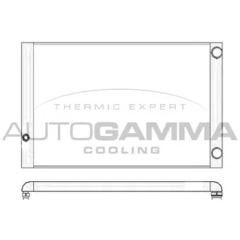 Radiateur, refroidissement du moteur AUTOGAMMA 103373