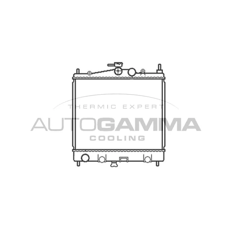 Radiateur, refroidissement du moteur AUTOGAMMA 103382