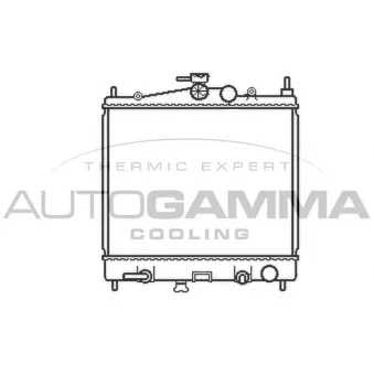 Radiateur, refroidissement du moteur AUTOGAMMA