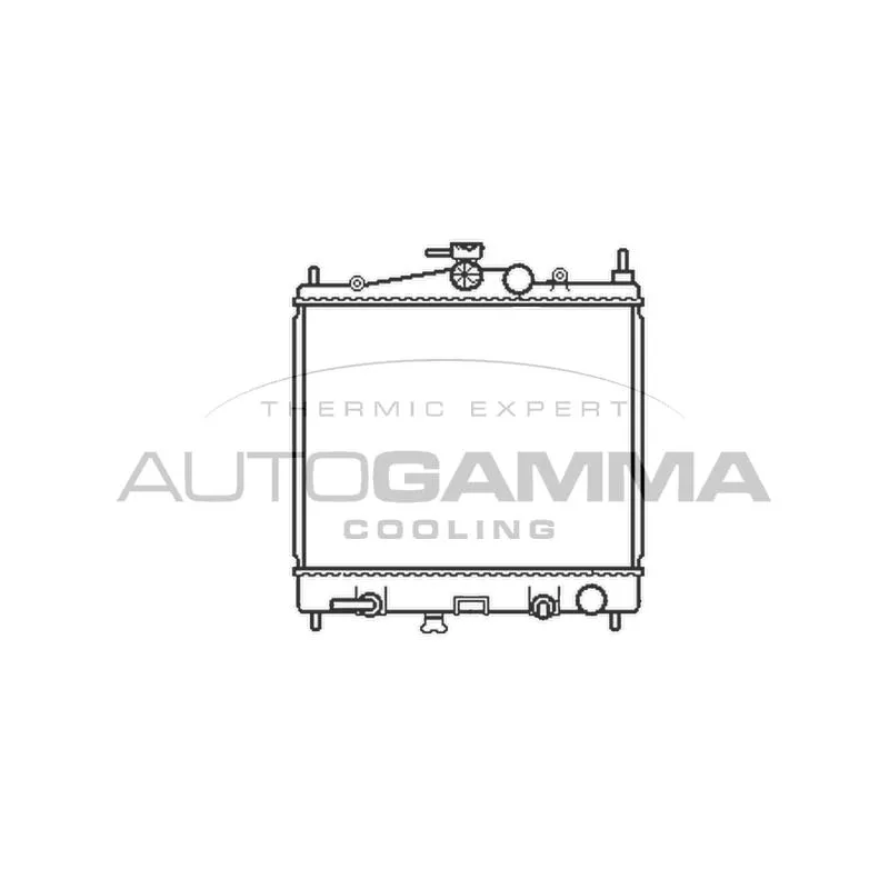 Radiateur, refroidissement du moteur AUTOGAMMA 103383