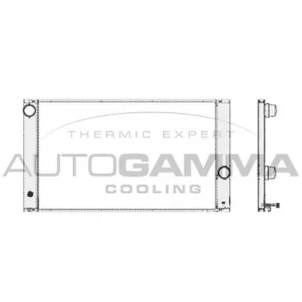 Radiateur, refroidissement du moteur AUTOGAMMA 103388