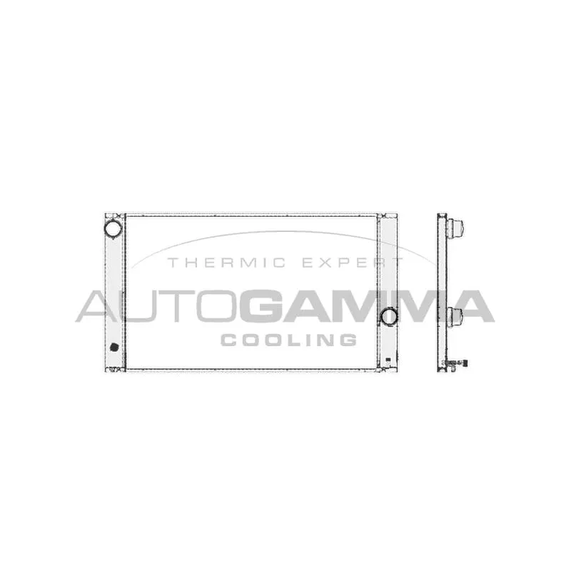 Radiateur, refroidissement du moteur AUTOGAMMA 103388