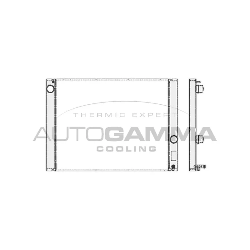 Radiateur, refroidissement du moteur AUTOGAMMA 103389