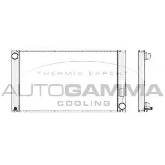 Radiateur, refroidissement du moteur AUTOGAMMA 103391