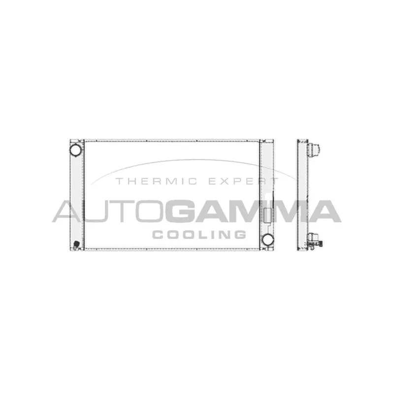 Radiateur, refroidissement du moteur AUTOGAMMA 103391