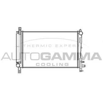 Radiateur, refroidissement du moteur AUTOGAMMA 103401
