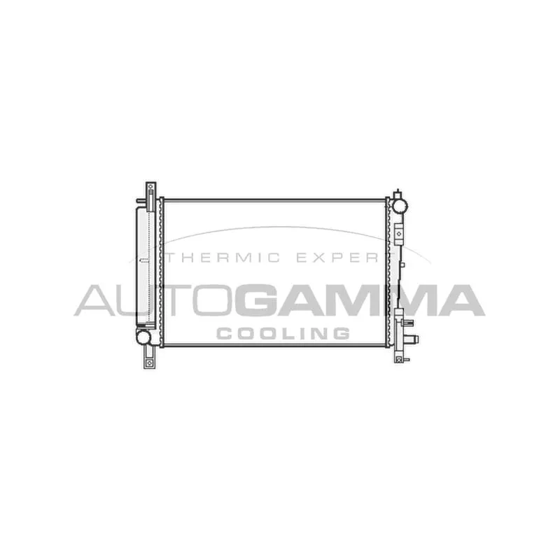 Radiateur, refroidissement du moteur AUTOGAMMA 103401