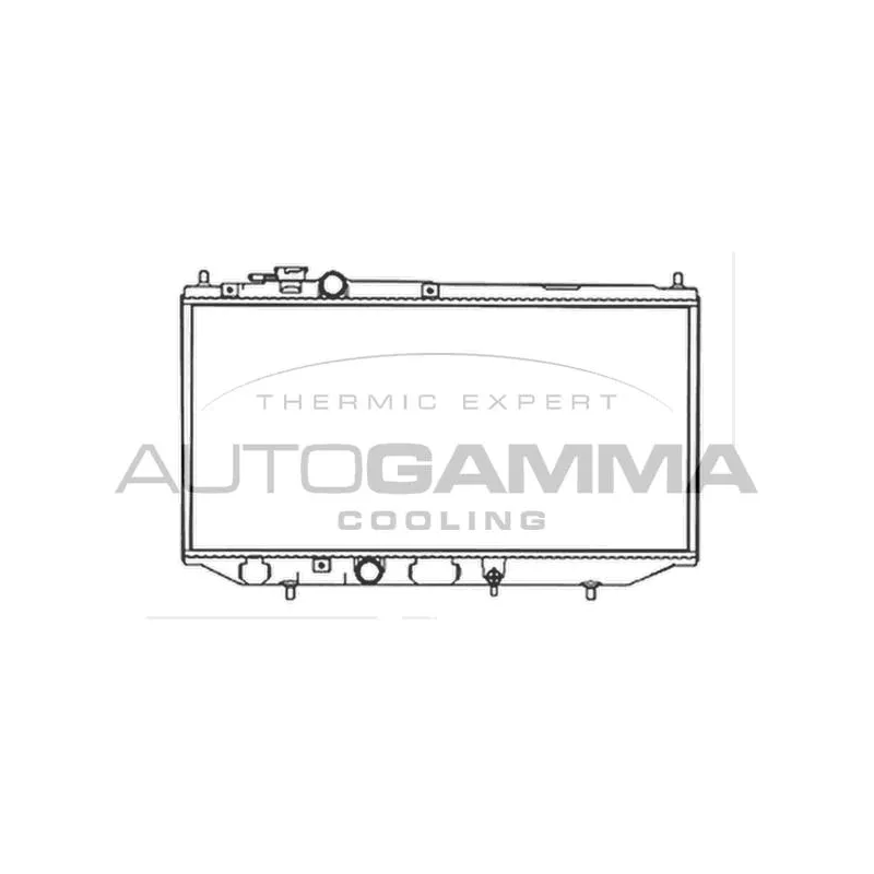 Radiateur, refroidissement du moteur AUTOGAMMA 103402