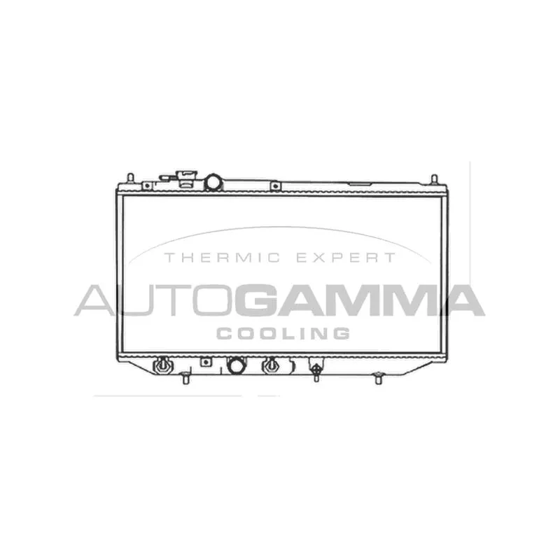 Radiateur, refroidissement du moteur AUTOGAMMA 103403