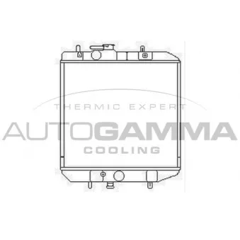 Radiateur, refroidissement du moteur AUTOGAMMA 103404