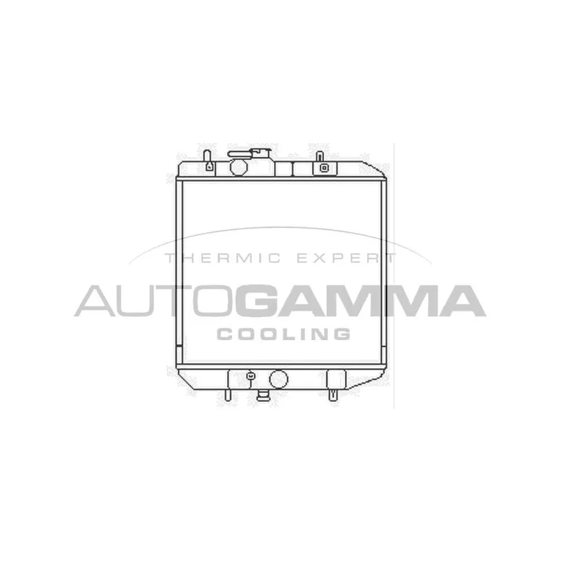Radiateur, refroidissement du moteur AUTOGAMMA 103404